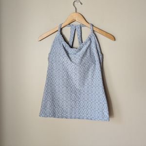 prAna Athletic Tank Top siz.edium Quinn Jacquard Strappy Back